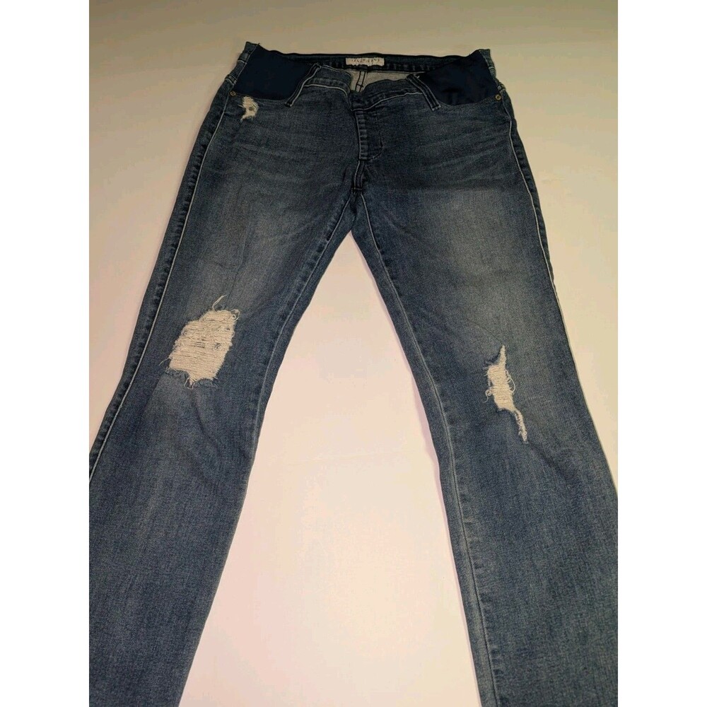 James Jeans Women's Maternity Denim‎ Bootleg Size 29 Neo Beau Venice Side Panel